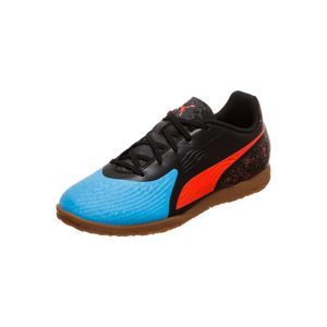 PUMA Sportovní boty 'ONE 19.4 IT'  svítivě modrá / oranžově červená / černá