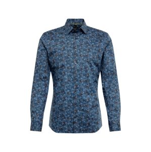 OLYMP Košile 'No. 6 Print Floral'  námořnická modř
