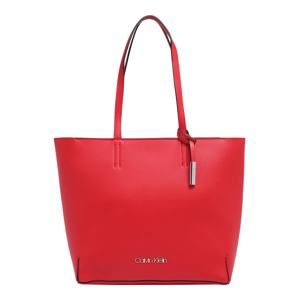 Calvin Klein Nákupní taška 'STITCH EW'  červená