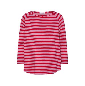 Rich & Royal Tričko 'Heavy Jersey Longsleeve striped'  červená