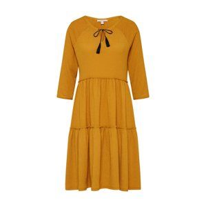 ESPRIT Košilové šaty 'DJERBA POMPOM'  zlatě žlutá