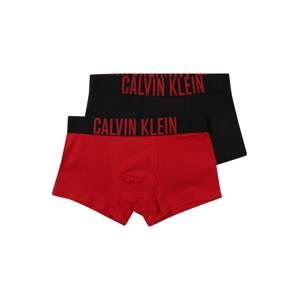 Calvin Klein Spodní prádlo '2PK TRUNKS Boys'  červená / černá