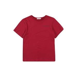 Calvin Klein Jeans Tričko 'CHEST LOGO REGULAR T'  červená