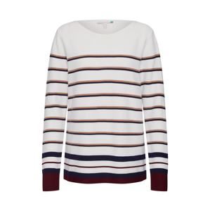ESPRIT Svetr 'OCS striped swt Sweaters'  bílá