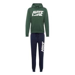 Nike Sportswear Joggingová souprava 'TRK FLC GX'  tmavě modrá / tmavě zelená