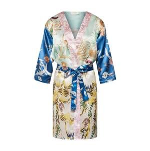 Cream Kimono 'Mixie'  modrá / mix barev / růže