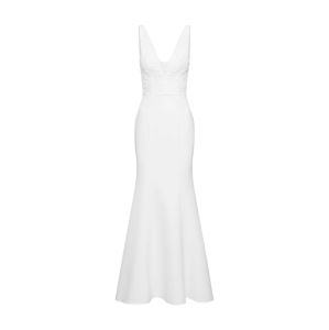 Chi Chi London Společenské šaty 'chi chi bridal tella dress'  bílá