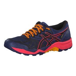 ASICS Běžecká obuv 'Gel-FujiTrabuco 6 G-TX Trail'  modrá / oranžová / pink