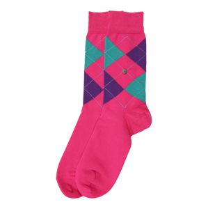 BURLINGTON Ponožky 'Queen Sock'  zelená / tmavě fialová / pink