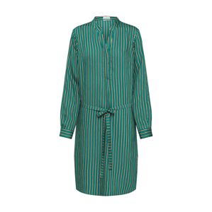 re.draft Košilové šaty 'Striped Dress'  světle hnědá / jedle